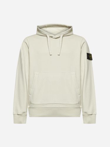 Stone Island Beige Cotton Hoodie - Stone Island - Modalova