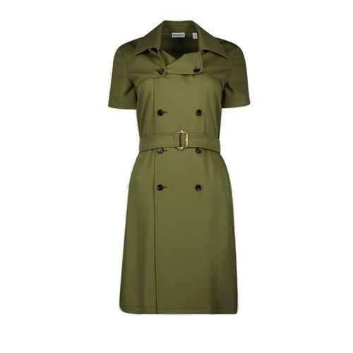 Double Breasted Belted Dress - Burberry - Modalova