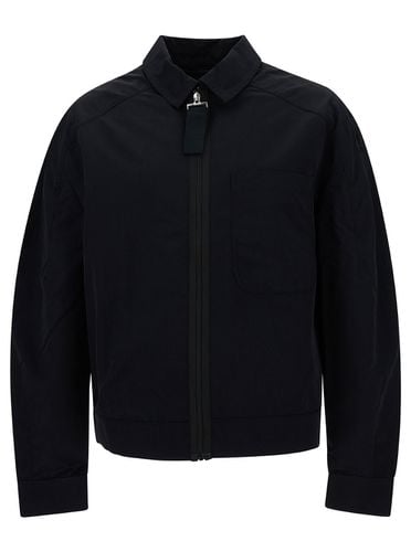 Zip-up Jacket With Tonal Logo Embroidery In Polyamide Man - Jacquemus - Modalova