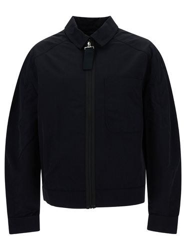 Zip-up Jacket With Tonal Logo Embroidery - Jacquemus - Modalova