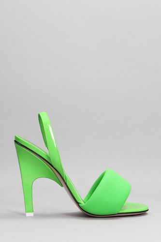 Rem Sandals In Green Leather - The Attico - Modalova