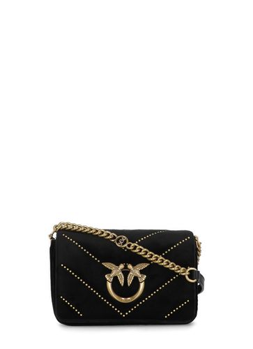 Love Click Studded Flodover Top Shoulder Bag - Pinko - Modalova