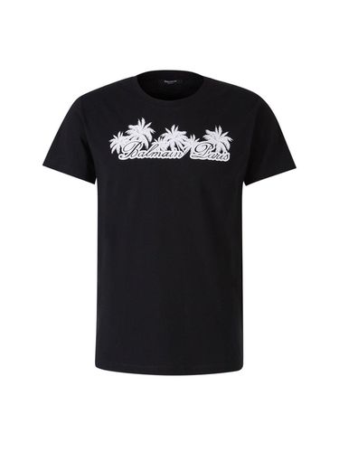 Balmain Signature Printed T-shirt - Balmain - Modalova