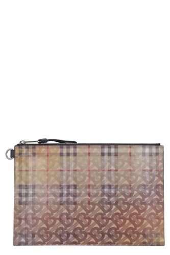 Burberry Logo Print Flat Pouch - Burberry - Modalova