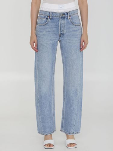 Jeans With Pre-styled Boxer - Alexander Wang - Modalova