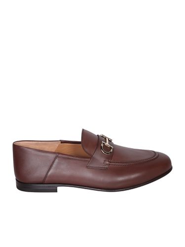 Ferragamo Gancini Brown Loafer - Ferragamo - Modalova