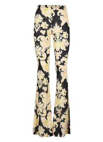 Etro Black Viscose Trousers - Etro - Modalova