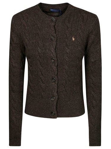 Pony Embroidered Cable-knit Cardigan - Ralph Lauren - Modalova