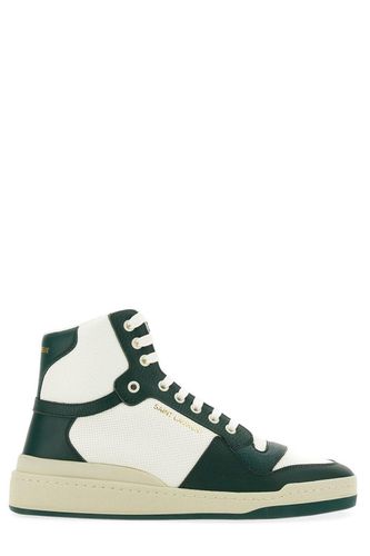 Round Toe Lace-up Sneakers - Saint Laurent - Modalova