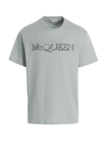 Logo Cotton T-shirt - Alexander McQueen - Modalova