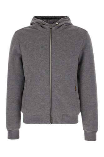 Melange Grey Wool Blend Brigno Down Jacket - Moorer - Modalova