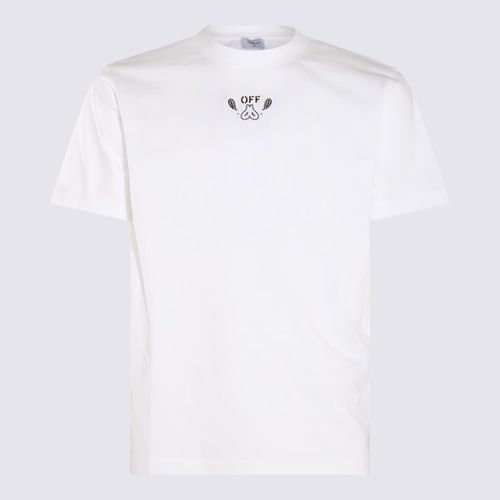 Off- And Black Cotton T-shirt - Off-White - Modalova
