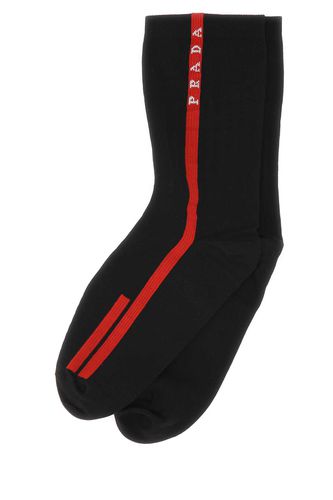 Prada Black Polyester Socks - Prada - Modalova