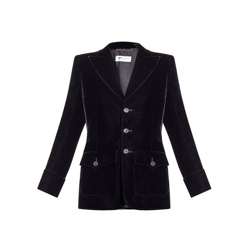 Saint Laurent Velvet Blazer - Saint Laurent - Modalova