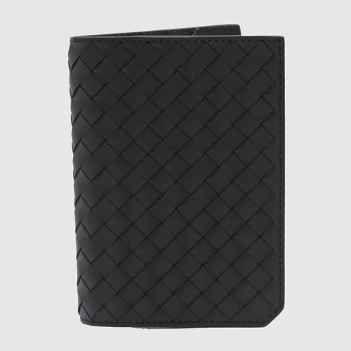 Bottega Veneta Black Leather Wallet - Bottega Veneta - Modalova