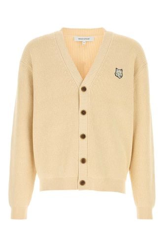 Ivory Cotton Blend Cardigan - Maison Kitsuné - Modalova