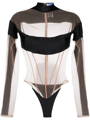 Mugler Illusion Neckline Bodysuit - Mugler - Modalova