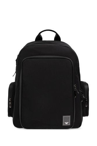 Backpack With Logo Patch - Emporio Armani - Modalova