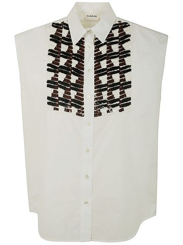 Parosh Sequined Plastron Shirt - Parosh - Modalova