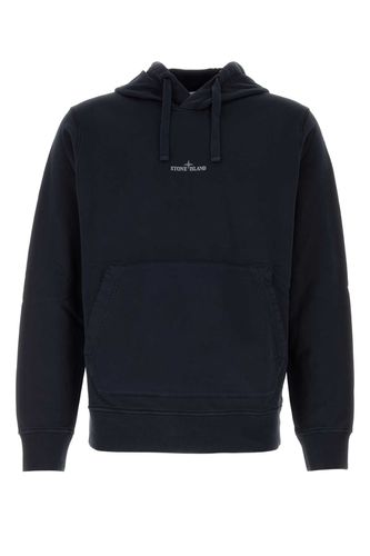 Midnight Blue Cotton Sweatshirt - Stone Island - Modalova