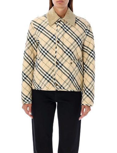 Burberry Check Quilted Barn Jacket - Burberry London - Modalova