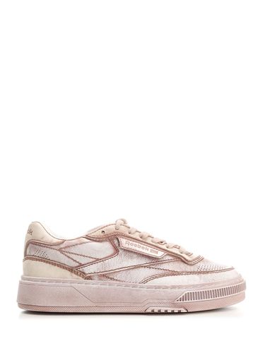 Club C Ltd Clay Wash Leather Sneakers - Reebok - Modalova