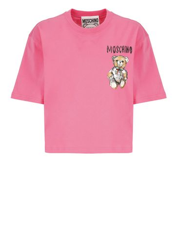 Moschino T-shirt With Logo - Moschino - Modalova