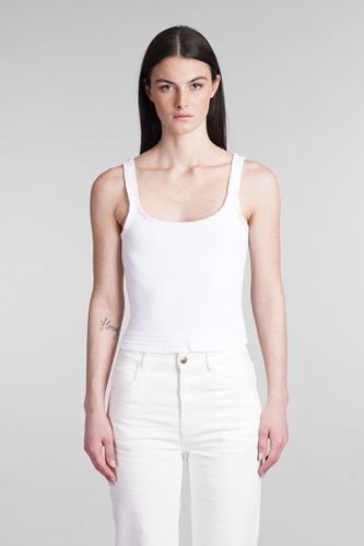 Chloé Tank Top In White Cotton - Chloé - Modalova