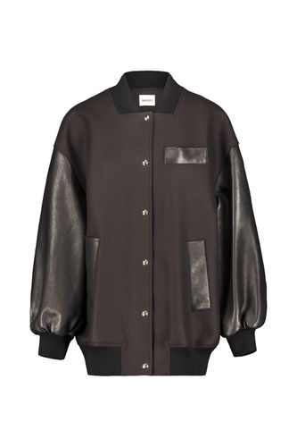 Khaite Varsity Jacket Leather Combo - Khaite - Modalova