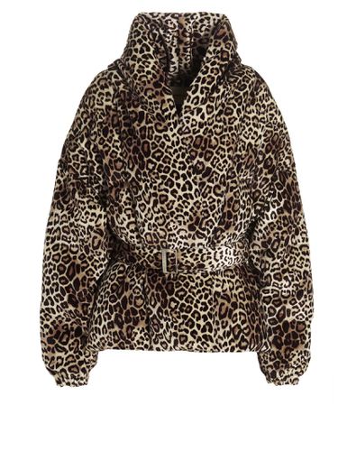 Leopard Down Jacket - Alexandre Vauthier - Modalova