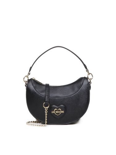 Logo Lettering Chain Linked Crossbody Bag - Love Moschino - Modalova