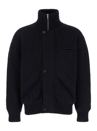 Cardigan Jacket In Wool Man - Saint Laurent - Modalova