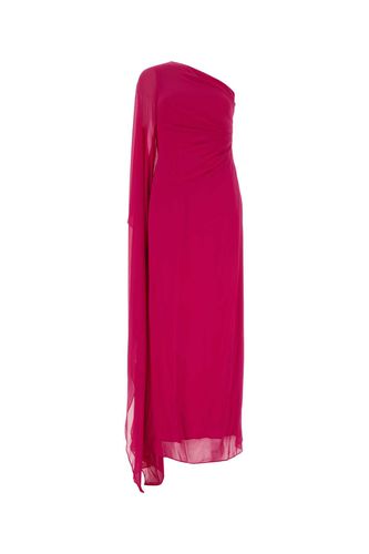 Fuchsia Silk Vallet Long Dress - Max Mara - Modalova