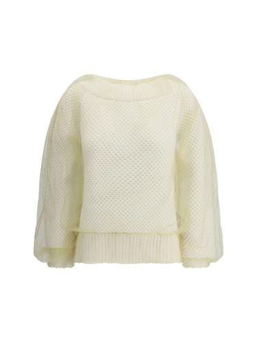 Fabiana Filippi Sweater With Tulle - Fabiana Filippi - Modalova