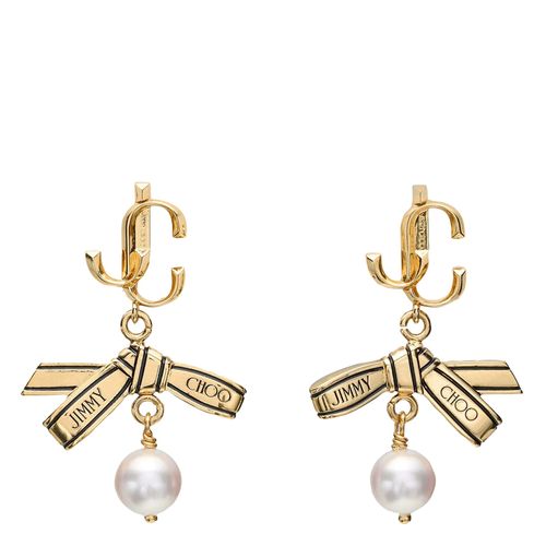 Jimmy Choo Ribbon Pearl Earrings - Jimmy Choo - Modalova