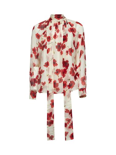 Floral Patterned High Neck Shirt - Max Mara Studio - Modalova