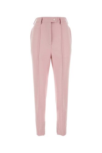 Prada Pink Stretch Wool Blend Pant - Prada - Modalova