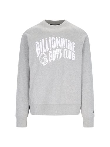 Arch Logo Crew Neck Sweatshirt - Billionaire - Modalova