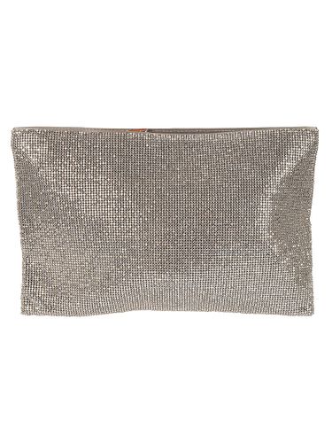 Rhinestones Embellished Clutch - Benedetta Bruzziches - Modalova