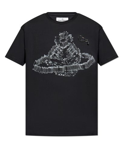 Graphic Printed Crewneck T-shirt - Vivienne Westwood - Modalova