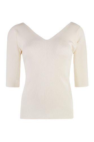 Oceano Viscose V-neck Pullover - Weekend Max Mara - Modalova