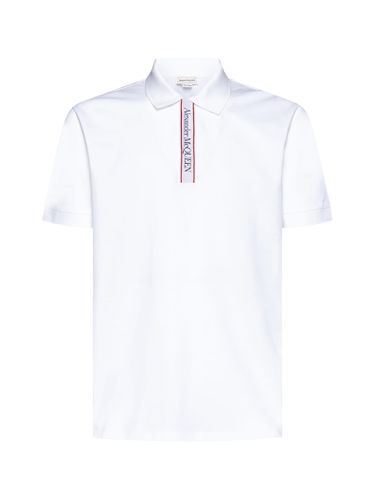 Logo Band Polo Shirt - Alexander McQueen - Modalova