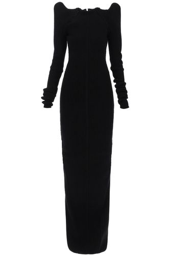 Tec Maxi Dress With Pointed Shoulders - Rick Owens - Modalova