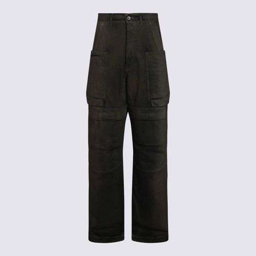 Dark Grey Cotton Stefan Cargo Jeans - Rick Owens - Modalova