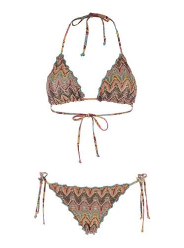 Bikini With All-over Print In Tech Fabricr Woman - Anjuna - Modalova