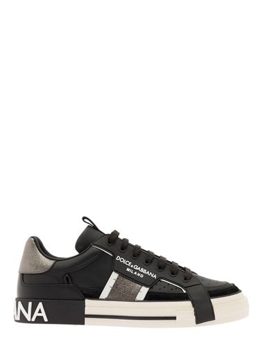 Ns1 Low Top Sneakers In Calf Leather Man - Dolce & Gabbana - Modalova