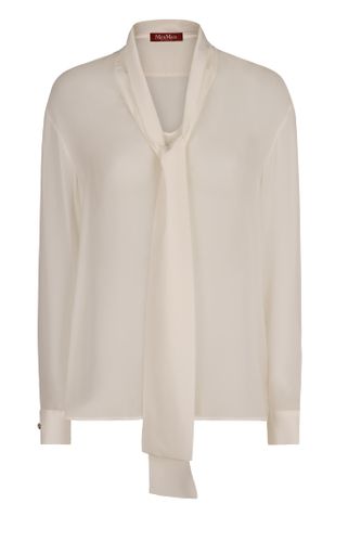 Max Mara Studio Crotone Silk Blouse - Max Mara Studio - Modalova