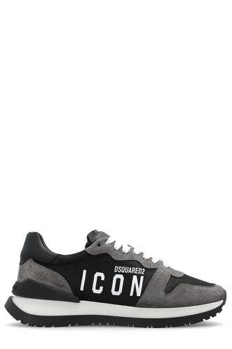 Icon Printed Low-top Sneakers - Dsquared2 - Modalova