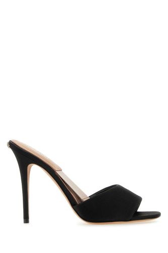 Black Satin Mules - Valentino Garavani - Modalova