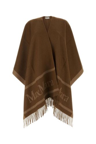 Max Mara Brown Wool Hilde Cape - Max Mara - Modalova